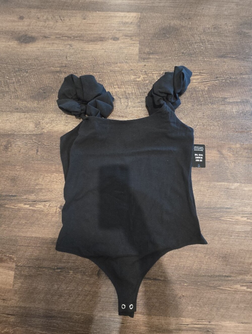 Express  One-Piece Bodysuit with Ruched Sleeves